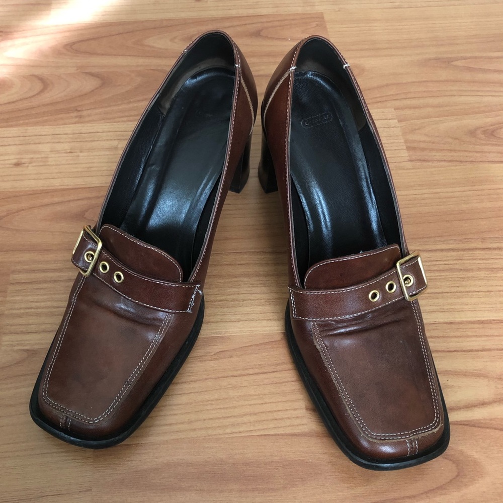 Coach Leather Loafers, size 7